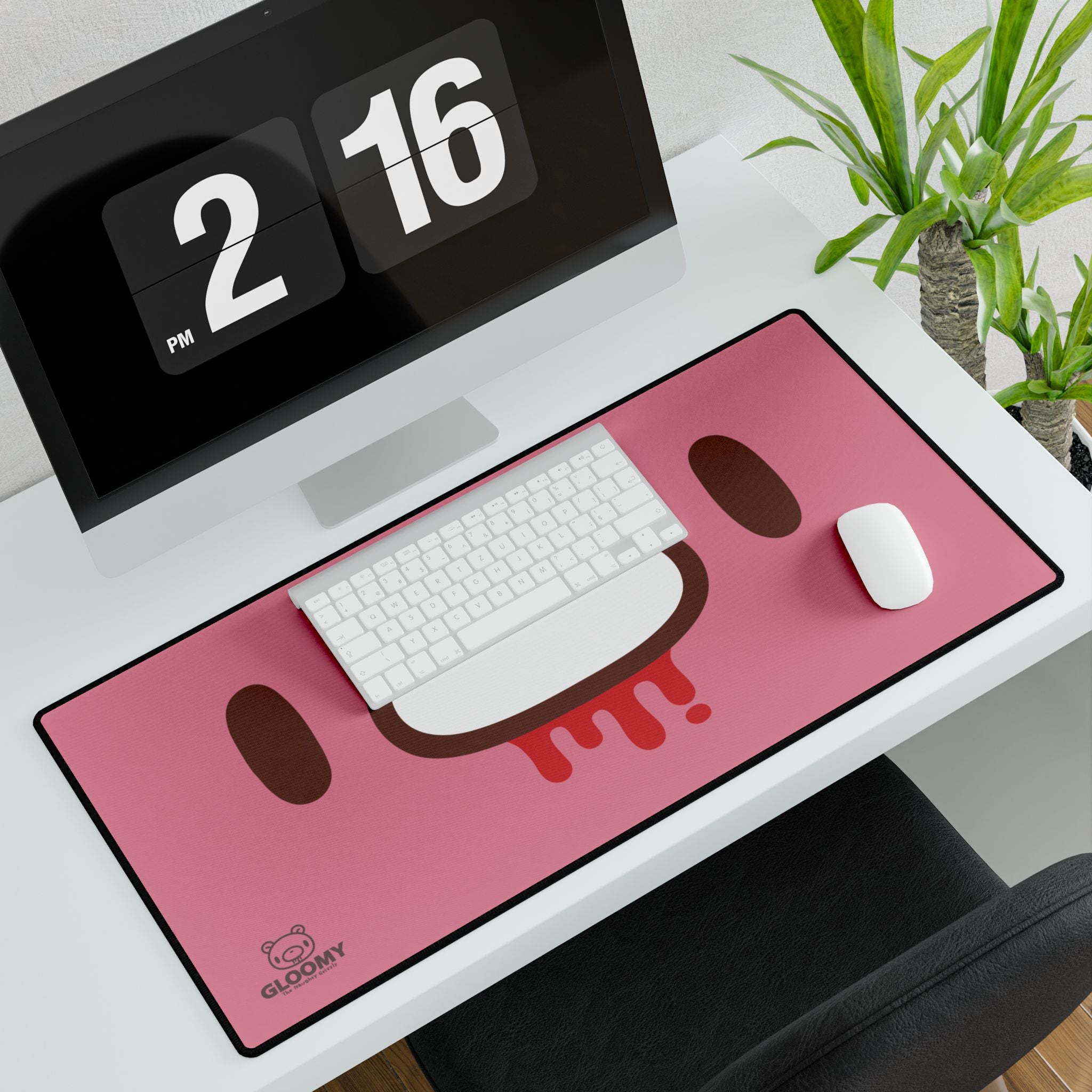 Gloomy face Desk Mats